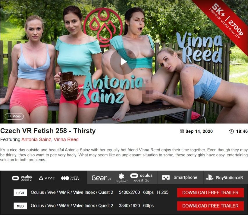 Thirsty【VRフェチ】Czech VR Fetish